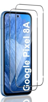 2x Google Pixel 8a Panzerfolie Schutzglas Tempered Glass 9H Hart Displayfolie