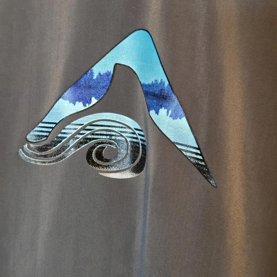 Kanu Surf Men's SMALL UPF 50+ Slim Fit Sun Protective Rash Guard Swim Shirt  - Image 2 of 4