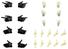 LittleArmory [LAOP08] Sousai Shojo Teien Tactical Glove (Black) Plastic Model