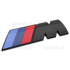Gloss Black M Power Emblem Car Rear Trunk Decoration Refit Abs Large 850