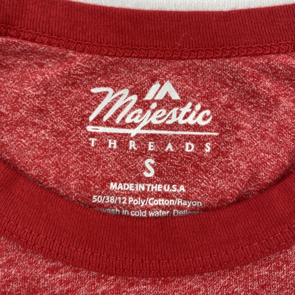 Majestic Threads Womens MLB Washington Nationals Shirt 3/4 Sleeve Size Small - Image 4 of 4