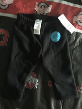 Carter's Black Cozy Fleece Lined Leggings Girl's Size 6 Month NEW