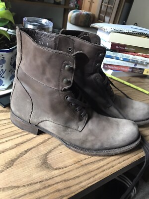 John Varvatos Mens Brown Combat Boots 9 | eBay