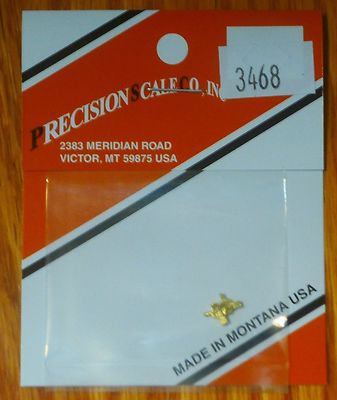 Precision Scale HO #3468 Couplers Dummy for: #3060 Link & Pin Pocket