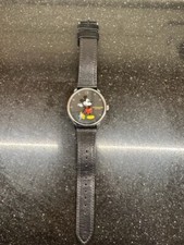 Coach X Disney Mickey Mouse Watch Black Leath...
