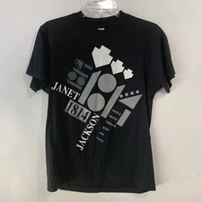 Janet Jackson Rhythm Nation 1990 World Tour T Shirt Single Stitch