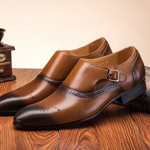 mens casual buckle shoes