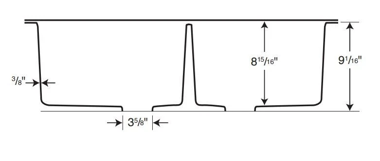 Swanstone QZED3322075 1-Hole Granite Kitchen Sink 33"x 22"x9" Color -BIANCA-BONE - Image 3 of 3