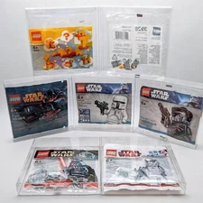 5 Polybag Protectors, reg size. Display/organize/protect your LEGO(not included)