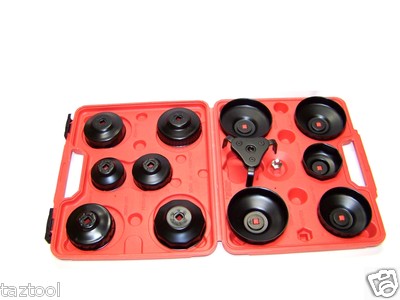 13 pc Oil Filter Cap Wrench Oil Filter Socket set Remover Installer tool
