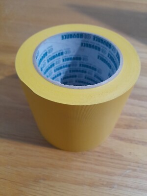 Advanced AT0068 gelb PVC Klebeband 100 mm x 33 m x 10 Rollen sauber abziehen