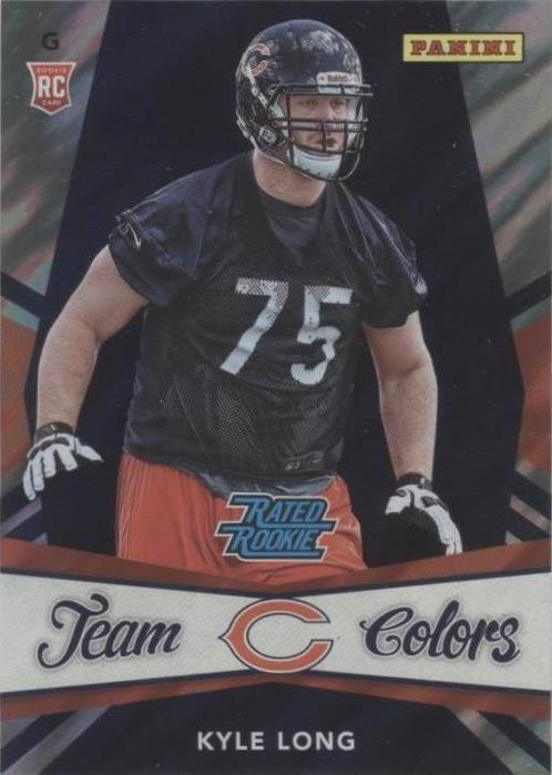 2013 Panini National Convention - Team Colors Kyle Long #6 Lava Flow ...