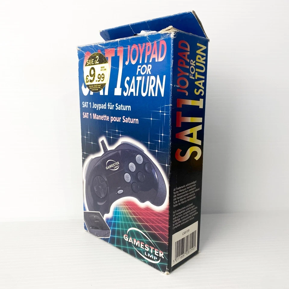 Gamester Sat1 Joypad Controller + Box Sega Saturn - Tested & Working - Image 3 of 4