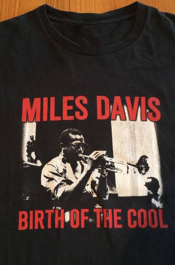 VINTAGE MILES DAVIS JAZZ BIRTH OF THE COOL Shirt Black Unisex S-2345XL