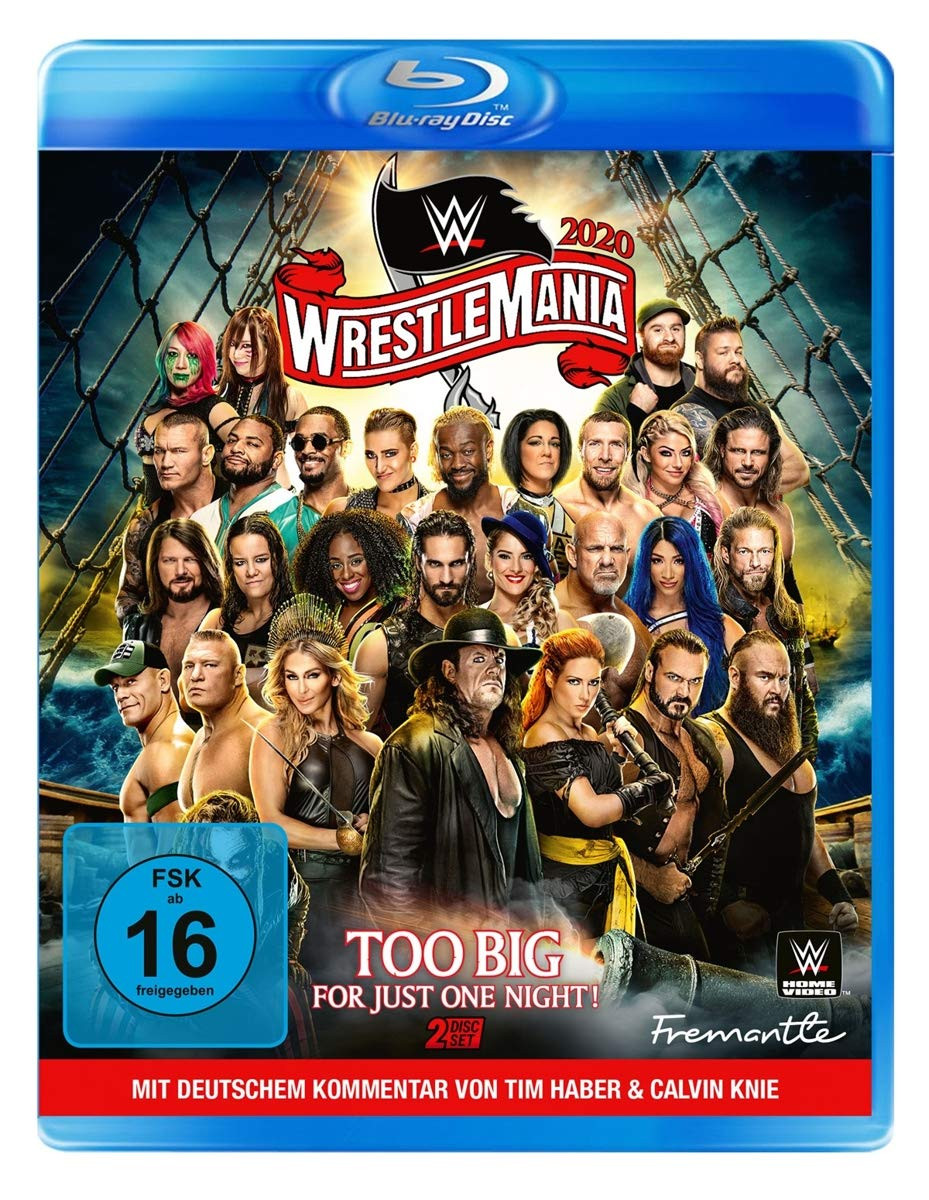 WWE: WRESTLEMANIA 36 ., 1 Blu-ray (Blu-ray) Undertaker Cena John Goldberg Lesnar