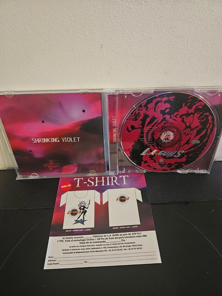L.A. Guns Shrinking Violet 1999 CD HARD ROCK HEAVY METAL HACHA KILLER RECORDS Foto 2 de 4