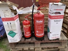2 Six Litre Water Fire Extinguishers New January 2026 Unused