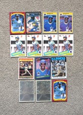 Vintage AL DAVIS mlb Baseball 14 Card LOT