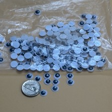 Lot of Round White Black Googly Eyes Crafting Eyes Over 100 Pieces In A Bag
