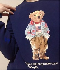 Ralph Lauren Polo Bear Sweatshirt Women Polo bear Limited Edition Rare Model Top