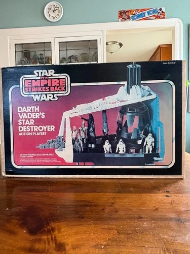 Complete, Unused Contents Darth Vader's Star Destroyer Play Set  Star Wars 1980