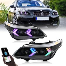 RGB LED Scheinwerfer für BMW 5er E60 E61 2005-2010 Sequenz Blinker Tagfahrlicht