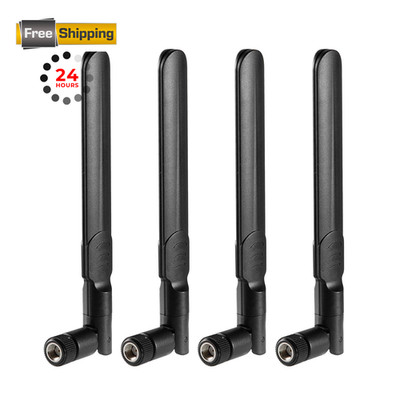 8dBi RP-SMA Male 3G 4G LTE Cellular Trail Camera Long Range Antenna Pack of 4