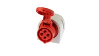 16A 4P 400V Feststeckdose Rot IP44 114-6 Feststeckdosen