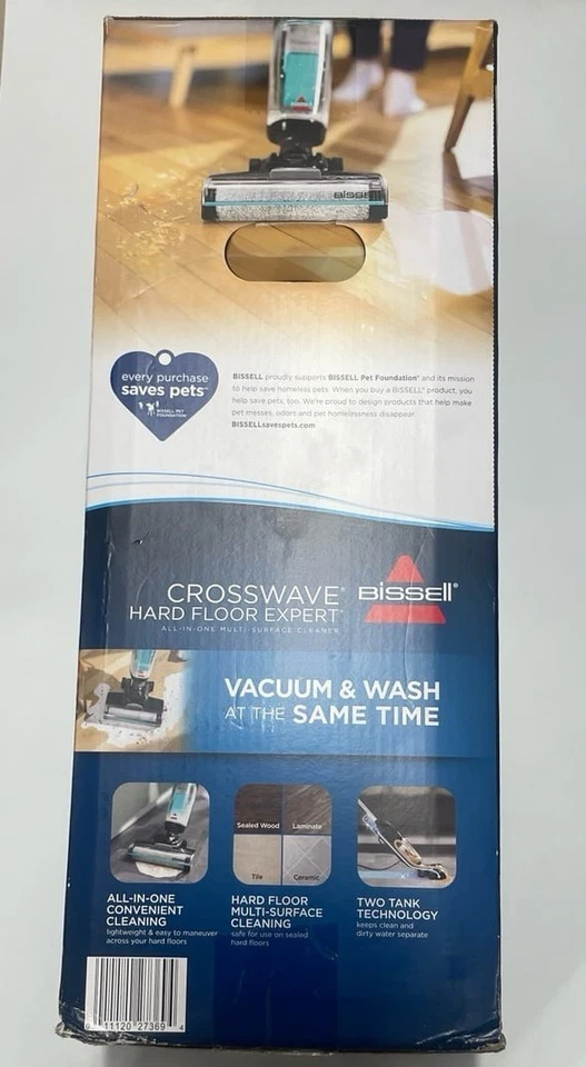 Bissell 3831 CrossWave Hard Floor Expert Wet Dry Vacuum - Brand New - Image 2 of 4