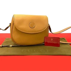 Extrême ancien sac à bandoulière Gucci GG logo cuir marron #PCBH9S
