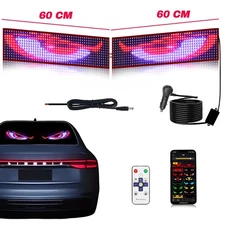 New Devil's Eye LED Car Eye Light Truck Dynamic Evil Eye Lamp for Car Window