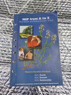 NSP de A-Z (Nature's Sunshine A-Z) Con Guia de Sistemas, Ayudas de Ventas