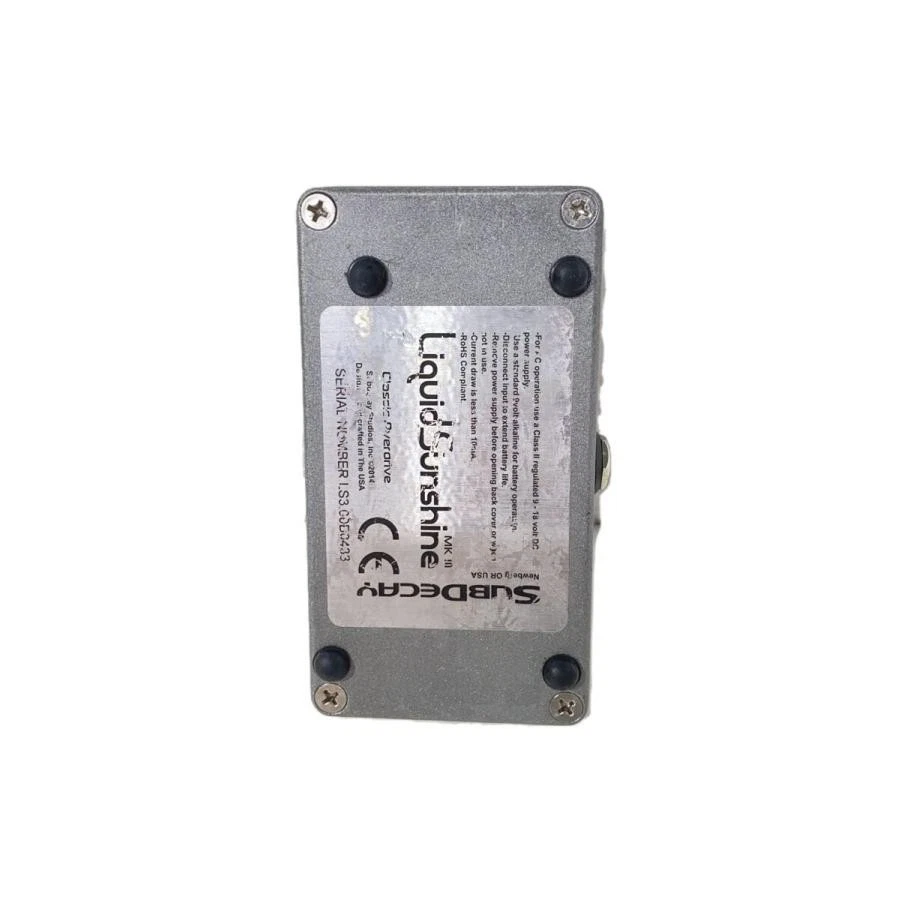 SUBDECAY Liquid Sunshine MKIII Overdrive Pedal 9425 Tested & Works - Image 2 of 4