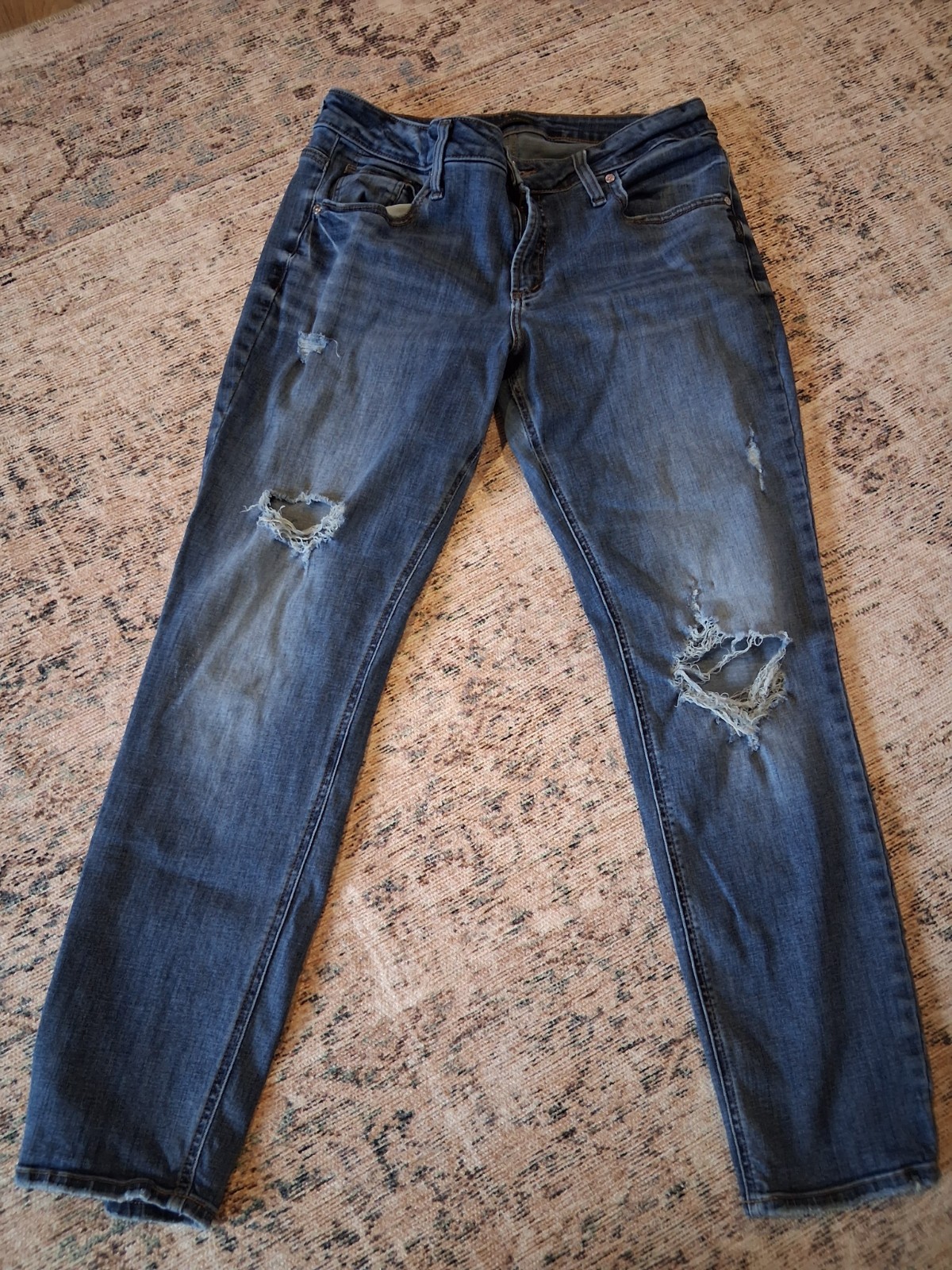 Silver Jeans Womens Size W 32x29 Boyfriend Jeans medium Wash Mid Rise Stretch