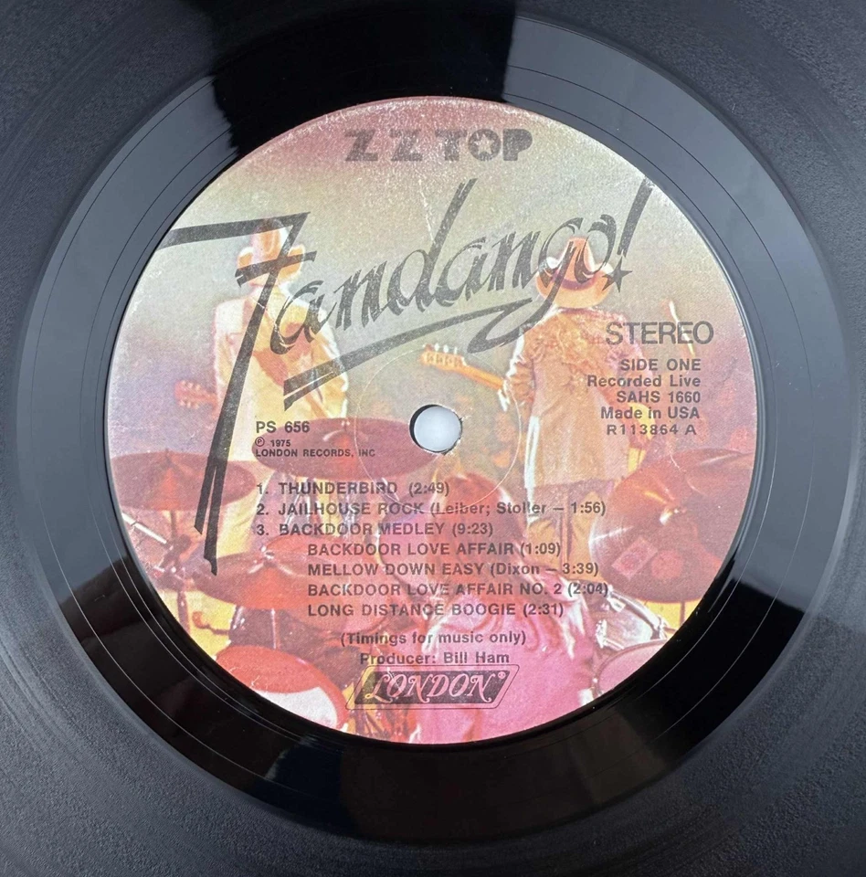 ZZ Top Fandango! vinyl record LP 70s Classic Rock Texas Blues "Tush" - Image 3 of 4