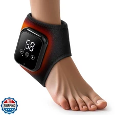Ankle Massager for Pain Relief, Heating Pad for Ankle and Foot with 2000mAh R