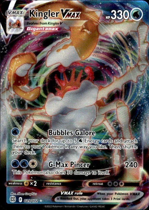 Kingler VMAX Pokmon TCG Cards for sale | eBay