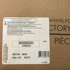 NEW OEM GENUINE 12002351 : Whirlpool Washer Drive Motor