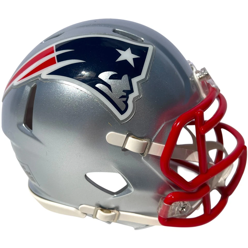 CASCO DE FÚTBOL AMERICANO ROB GRONKOWSKI FIRMADO PATRIOTS SUPER BOWL 49 XLIX JSA Foto 2 de 4