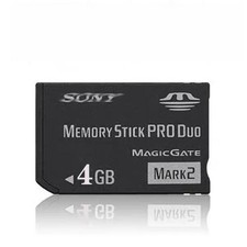 Sony 4GB Memory Stick Pro Duo Magic Gate Memory card