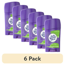 6 PK Lady Speed Stick Invisible Dry 24hr Protection Deodorant Powder Fresh 1.4oz