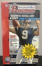 2001 Bowman Football Sealed Unopened Hobby Box QUANTITY