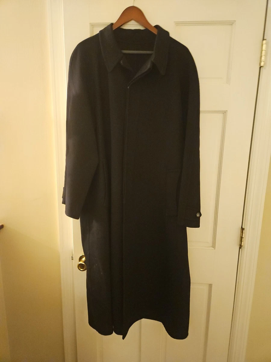 Giorgio Armani Overcoat Black Coats, Jackets & Vests for Men for