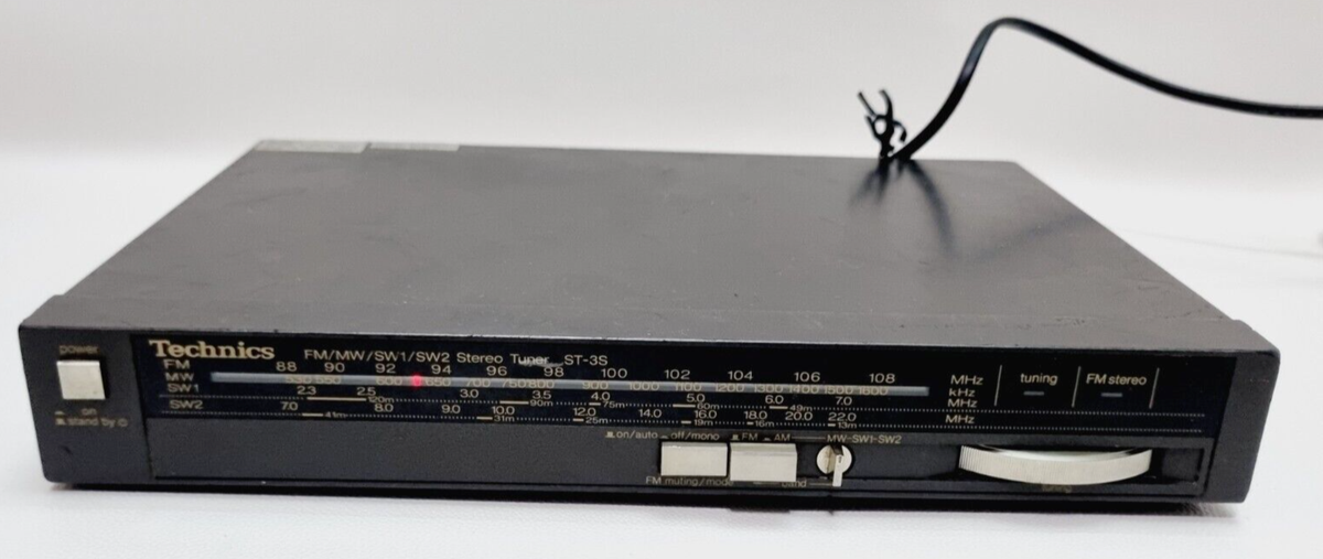 Vintage Technics ST-3S Stereo Tuner Radio - For Repair | eBay