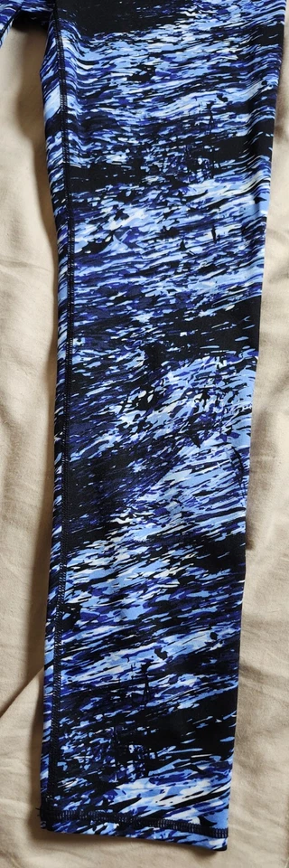 MNY Marc New York Leggings Activos Mujer Color Negro y Azul Talla Mediana Foto 4 de 4