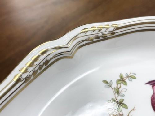Spode Chelsea Bird Crescent Shaped Side Salad Plate Pattern Y8555-N Bone China - Picture 6 of 10