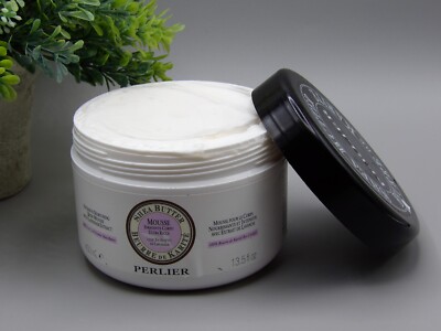 Perlier Shea Butter Intensive Nurturing Body Mousse with Lavender Extract 13.5oz