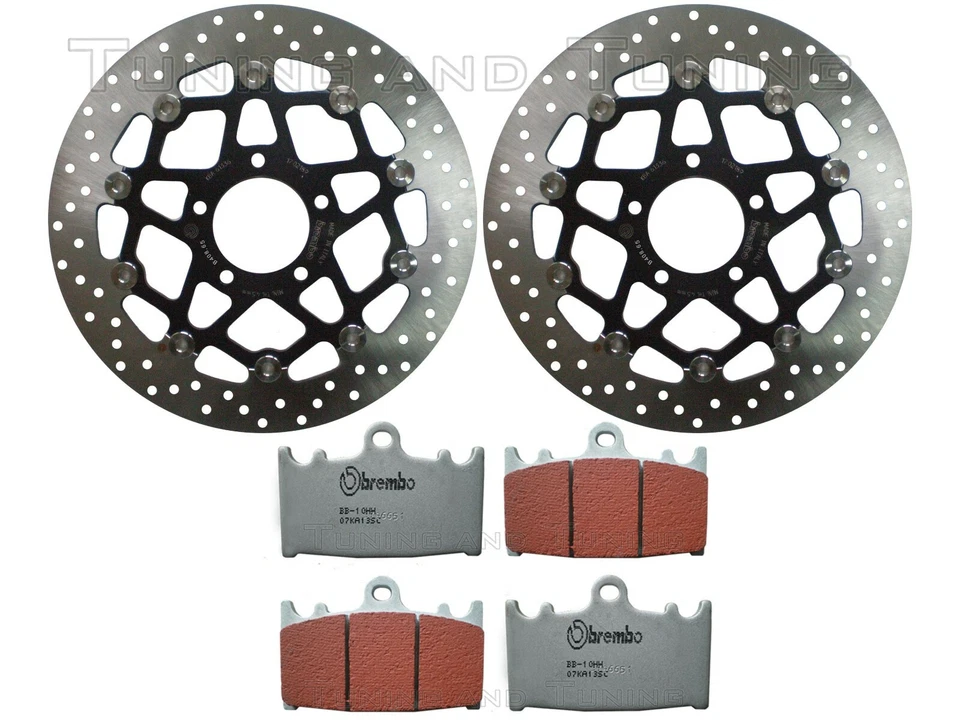 Disques frein avant BREMBO+Plaquettes SC POUR SUZUKI SV 1000/S 2006 06 2007 07 - Photo 1/1