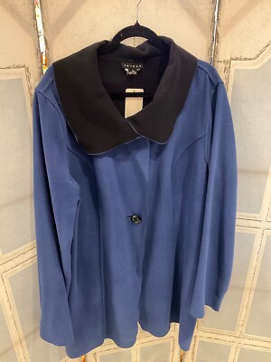Tribal coat blue black size XL