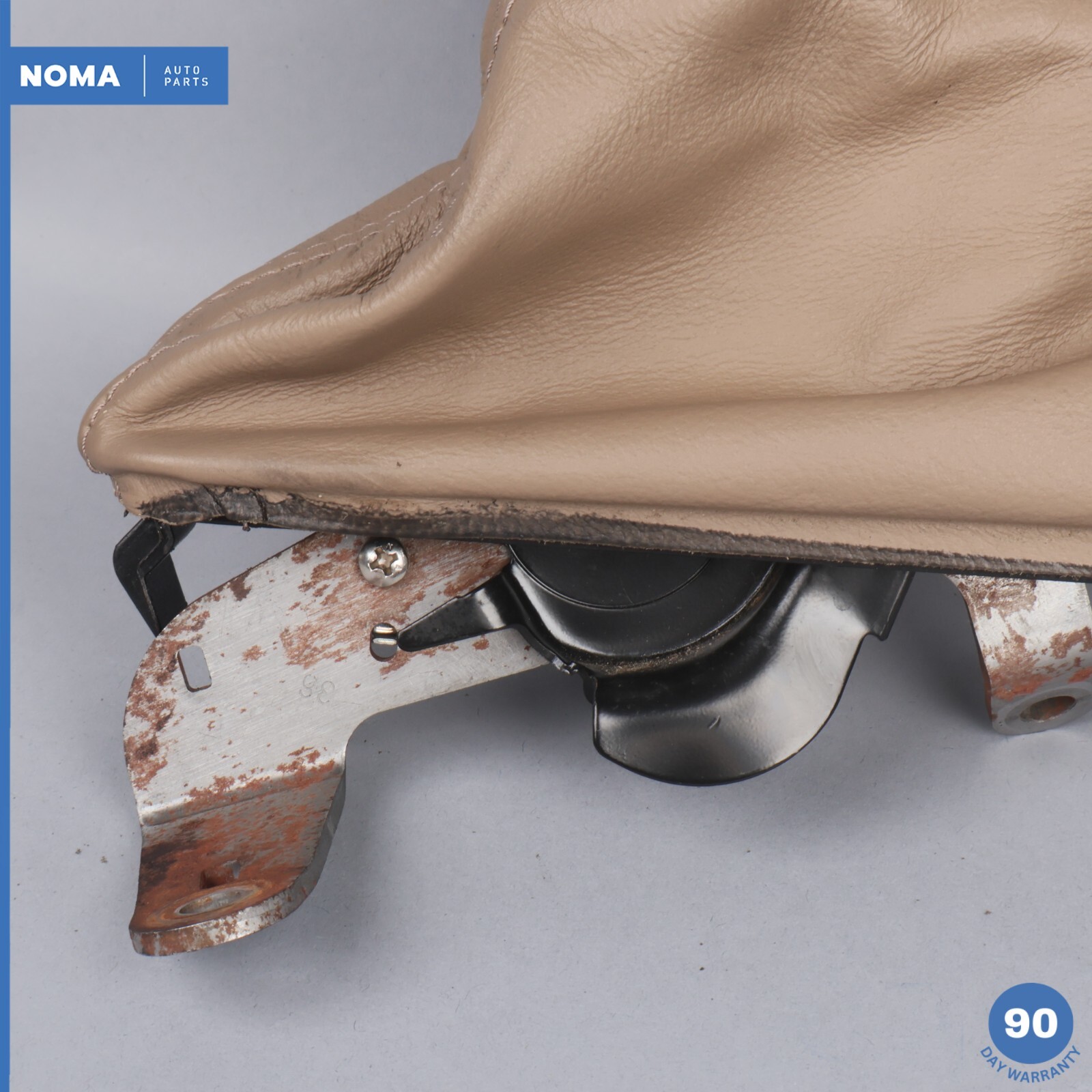 9902 BMW Z3 E36 Handbrake Hand Brake Lever Leather Boot w/ Beige